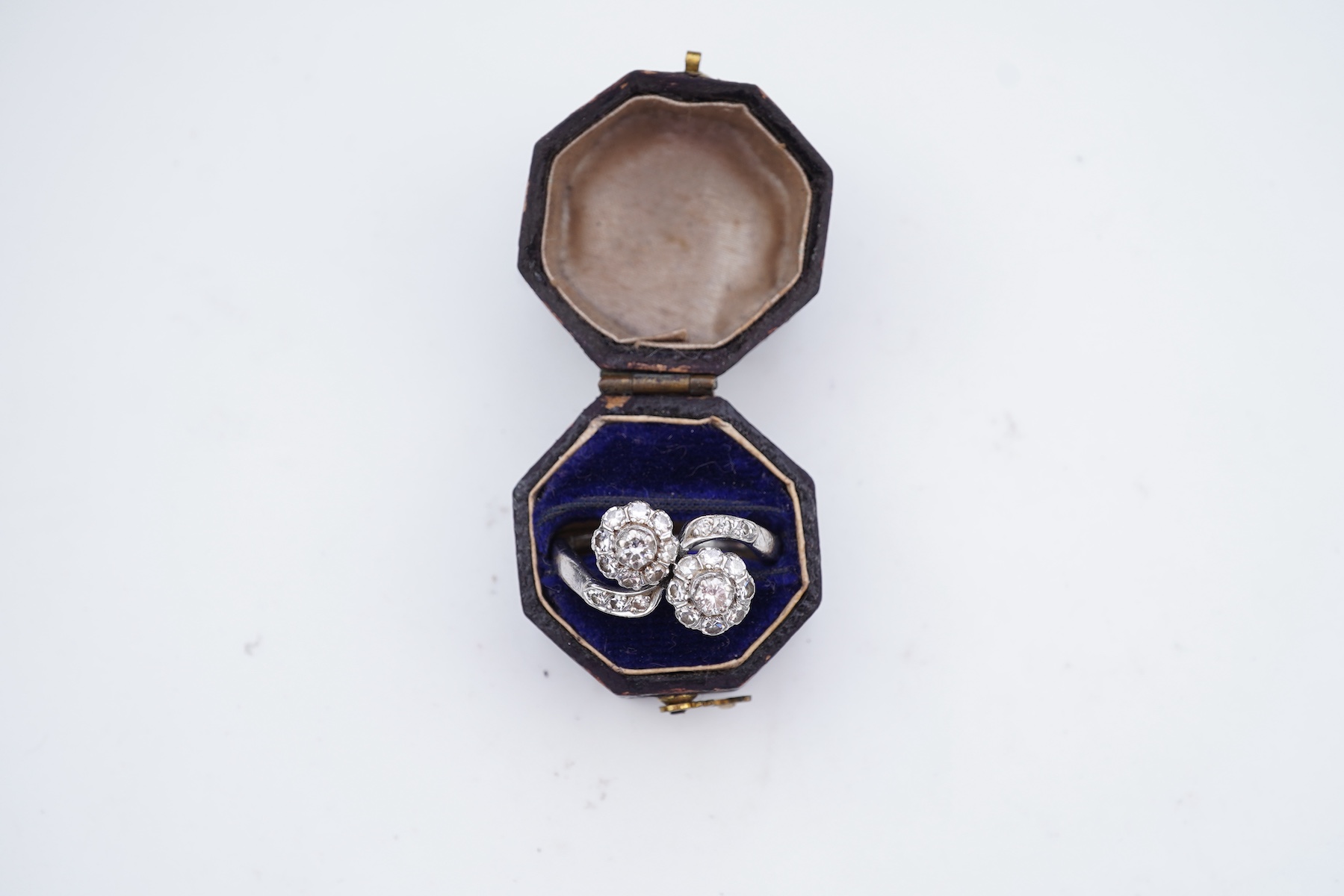 A diamond ring, mid 20th century